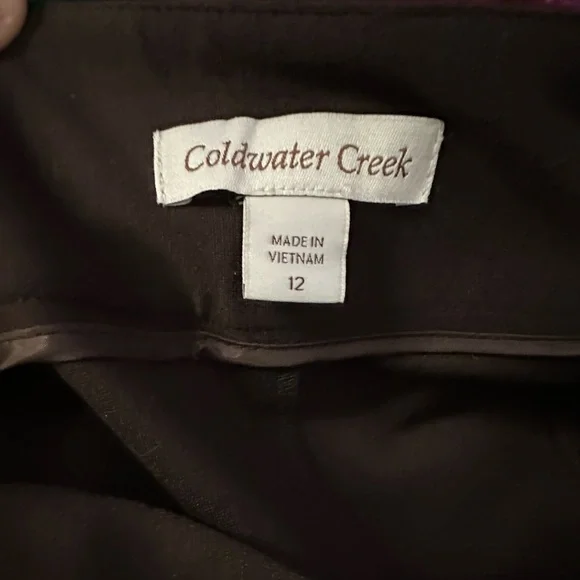 Coldwater Creek Chocolate A-Line Skirt - Picture 2 of 3